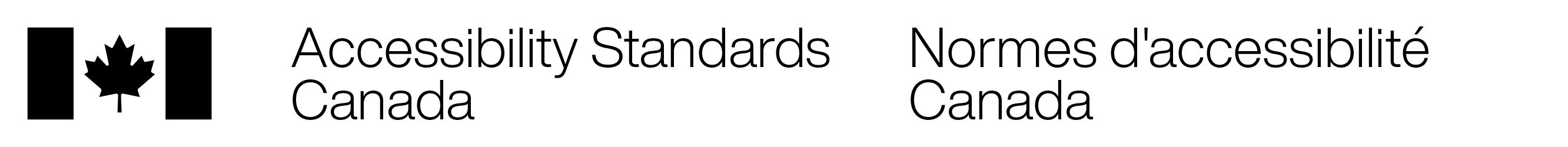 Logo des normes d'accessibilité du Canada